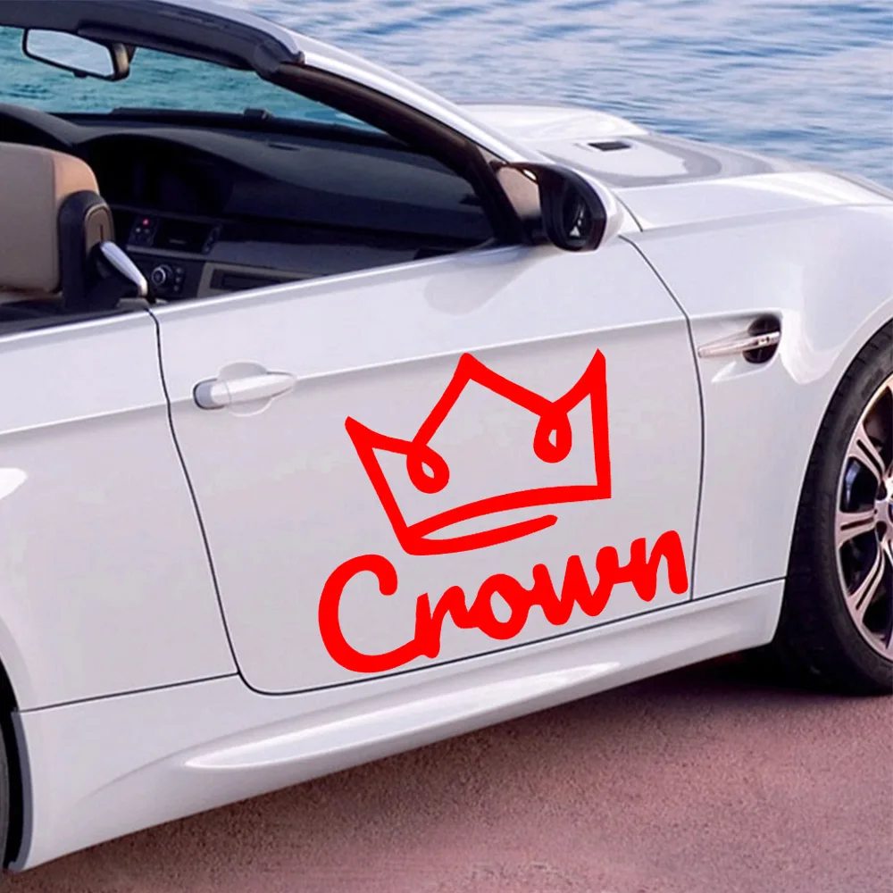 

Diy Majestic Crown Stickers On The Car Vinyl Car Sticker Decal Wholesale