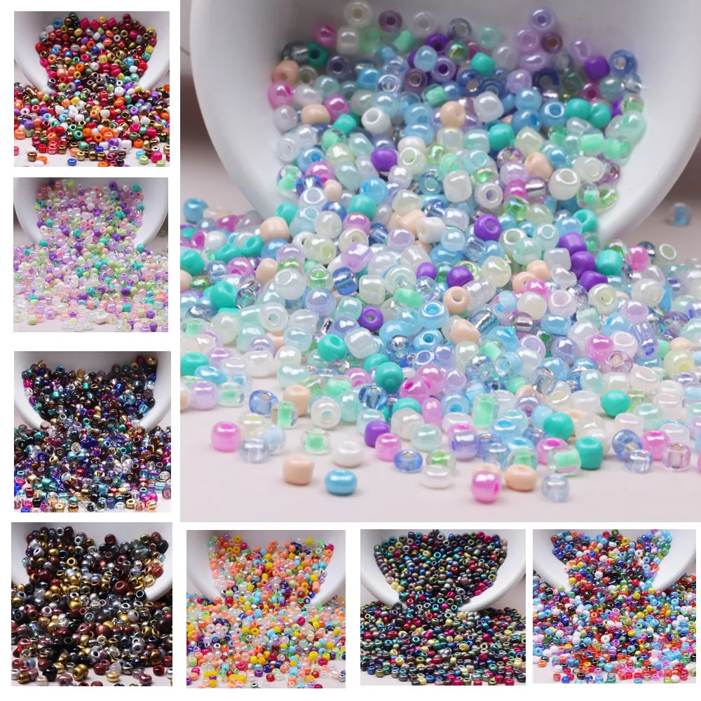 

Glass Seed Beads Small Garden Beads Bulk Craft Small Pony Jewelry Beads For DIY Craft Project Bracelet Necklace Jewelry Making