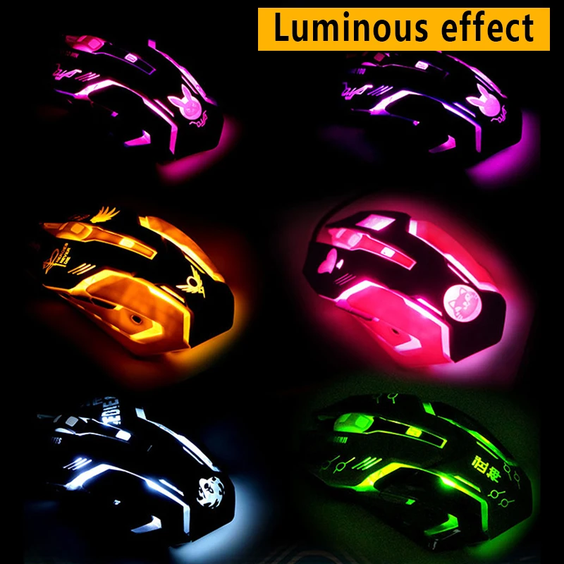 Мышь Компьютерная Проводная эргономичная со светодиодный Ной подсветкой