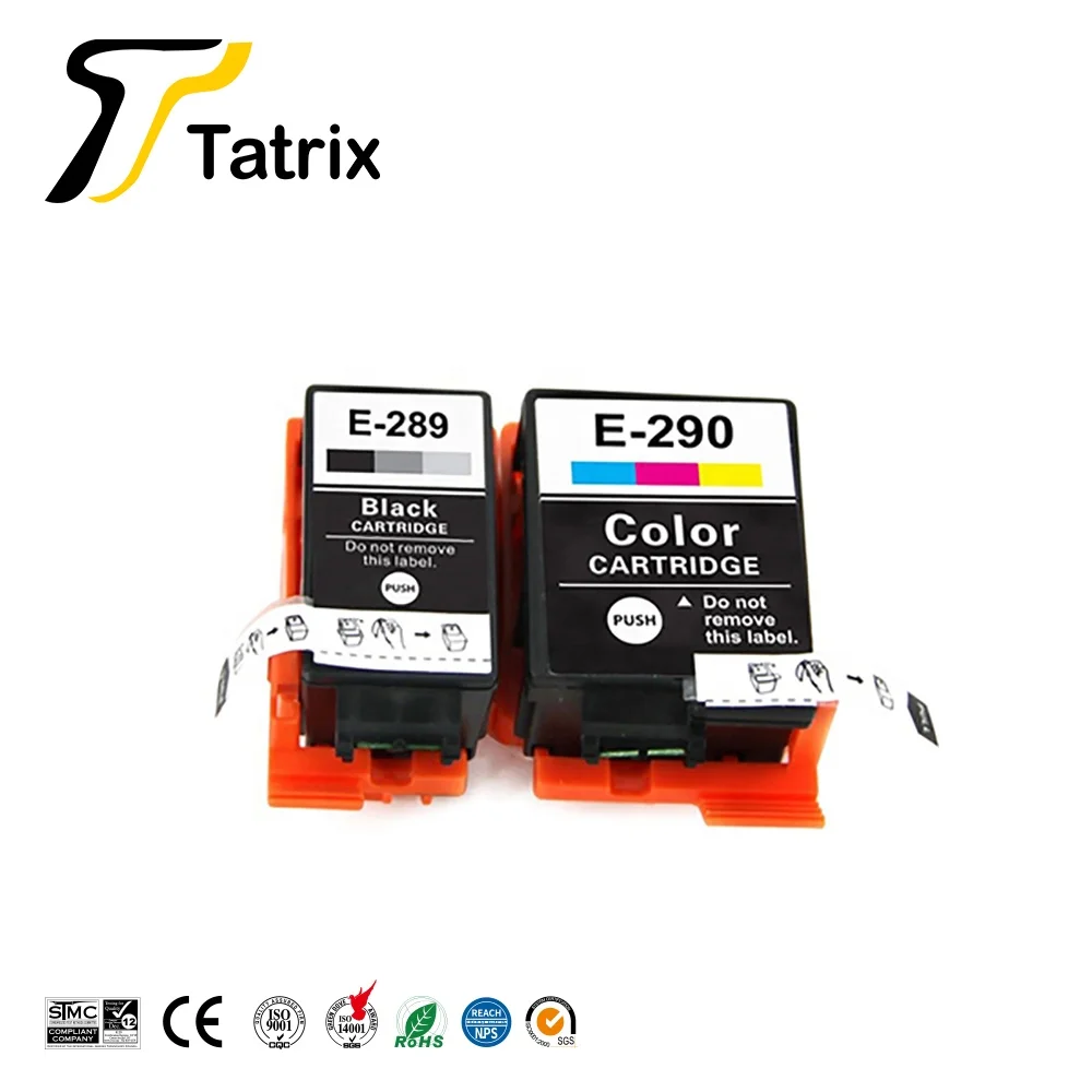 Tatrix для Epson T289 T290 EPSON 289 290 цветной совместимый картридж премиум-класса струйного
