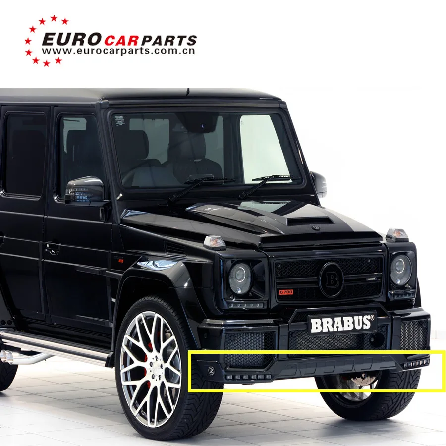Высококачественная передняя губа G класса w463 G63 G65 с подсветкой для classs g65