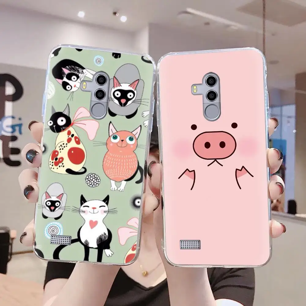 Модный Дизайн ТПУ чехол для телефона Leagoo T8S грязеотталкивающий противоударный