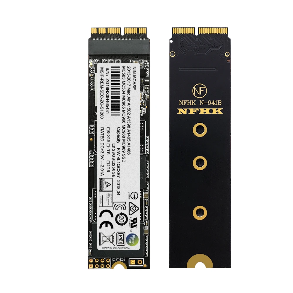 Новый высокоскоростной SSD для 2013 2014 2015 Macbook Pro Retina A1502 A1398 Air A1465 A1466 iMac A1418 A1419 128 ГБ 1 ТБ