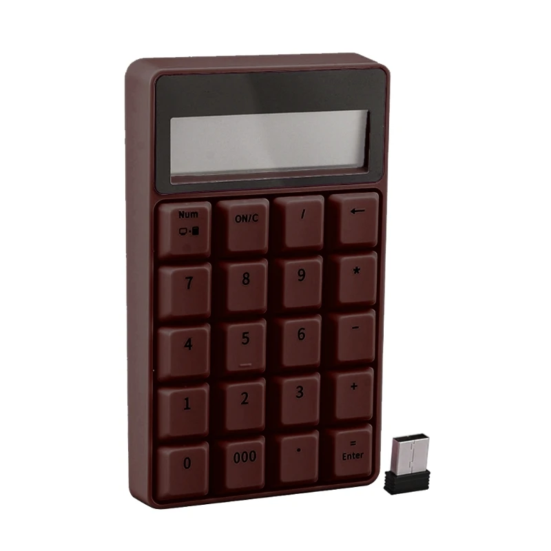 

Mini 2.4G Wireless Number Keypad 20 Keys Digital Numeric Keyboard for Windows XP