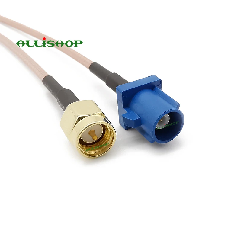 15CM-20M Length RF Electrical Wire Connector Fakra &quotC&quot Plug to SMA Male Assembly Extension Coaxial Cable RG316 for GPS Antenna |
