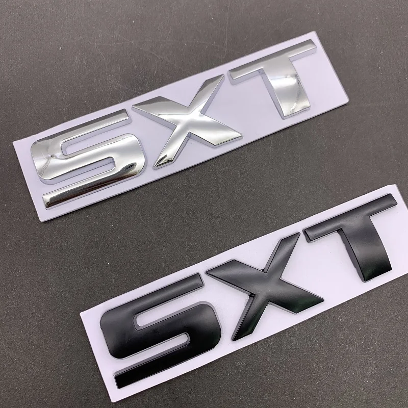 

1pcs 3D car Metal sticker Auto Car Styling SXT SRT Emblem Sticker Fit For Dodge Charger Challenger Exterior Accessories