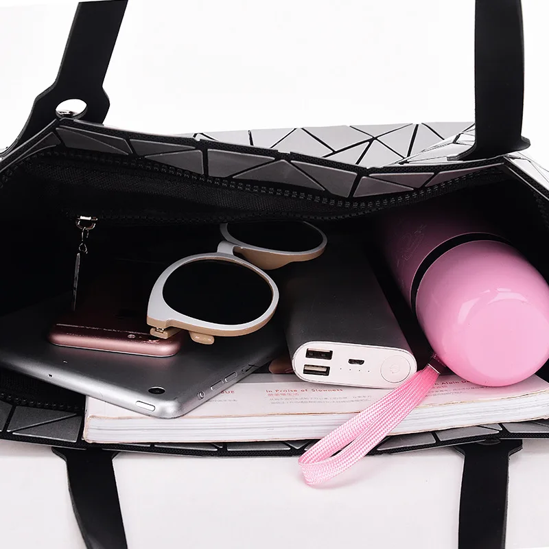 Женская сумка в клетку WSYUTUO модная повседневная сумка-тоут с геометрическим