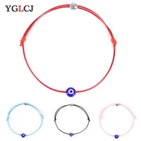 new red rope bracelet blue eye braided bracelet devil eye bracelet couple jewelry wholesale