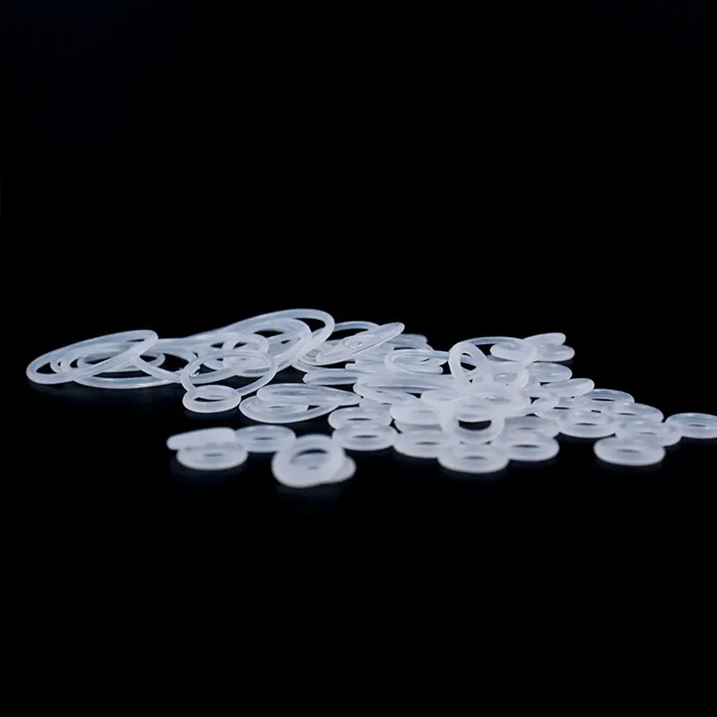 Белое резиновое кольцо из силикона/VMQ уплотнительное толщина 2 мм 5/6/7/8/9/10/11/12/13/14 ~ 28