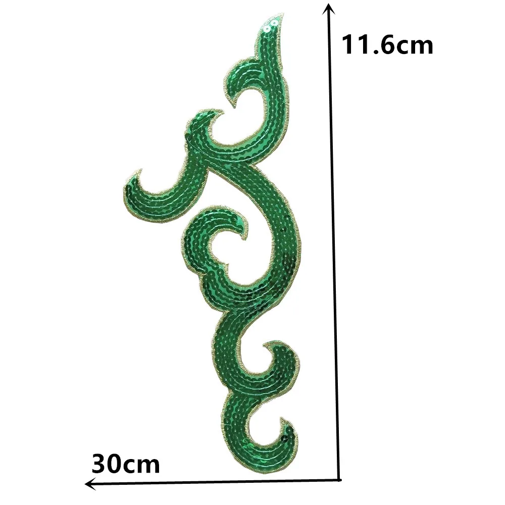 New Arrive Embroidery Stickers Iron on Patch Clothing Stripe Decor Colorful Sequins DIY Badges Accessories | Дом и сад