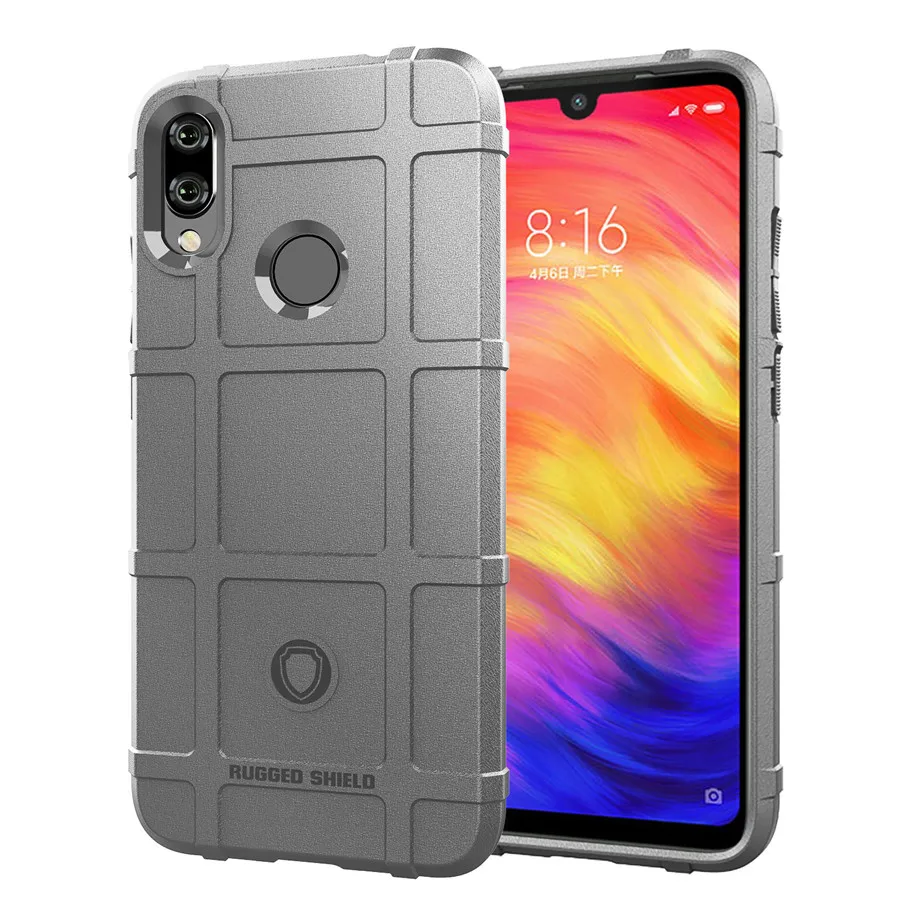 Чехол для Redmi Note 7 Pro на открытом воздухе высокотехнологичная подушка безопасности защитный чехол противоударное покрытие для Redmi Note 7 6 Pro для Redmi 7 6 7A 6A чехол - Цвет: Frosted grey
