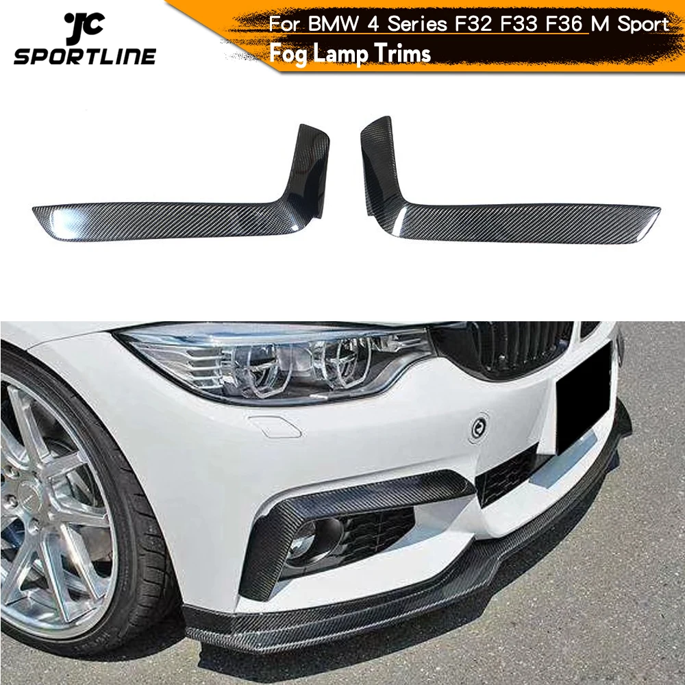 Передний бампер противотуманная фара Сплиттеры плавники для BMW 4 серии F32 F33 F36 M Sport