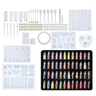 Силиконовые формы для изготовления ювелирных изделий, формы для эпоксидной смолы шт.набор, набор форм