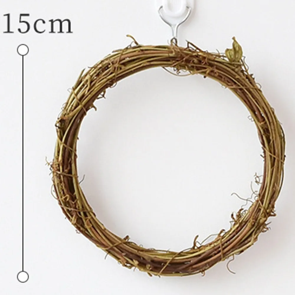 Венок из искусственных цветов ручной работы настенные подвесные украшения