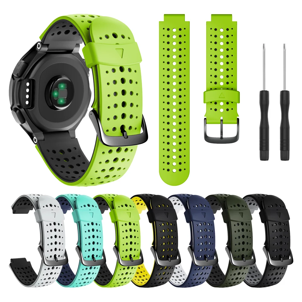 

Ремешок силиконовый для наручных часов Garmin Forerunner 235 220 230 620 630 735XT