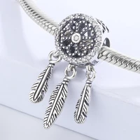 new design 925 sterling silver dreamcatcher bracelet bead bangle necklace diy personalized fashion lucky accessories jewelry