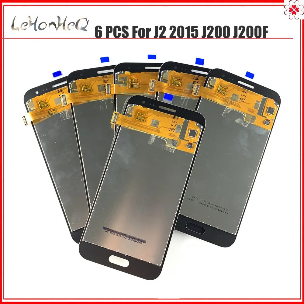 6 шт./лот J200 ЖК дисплей для Samsung Galaxy J2 2015 J200F J200M J200H J200Y Железный дигитайзер