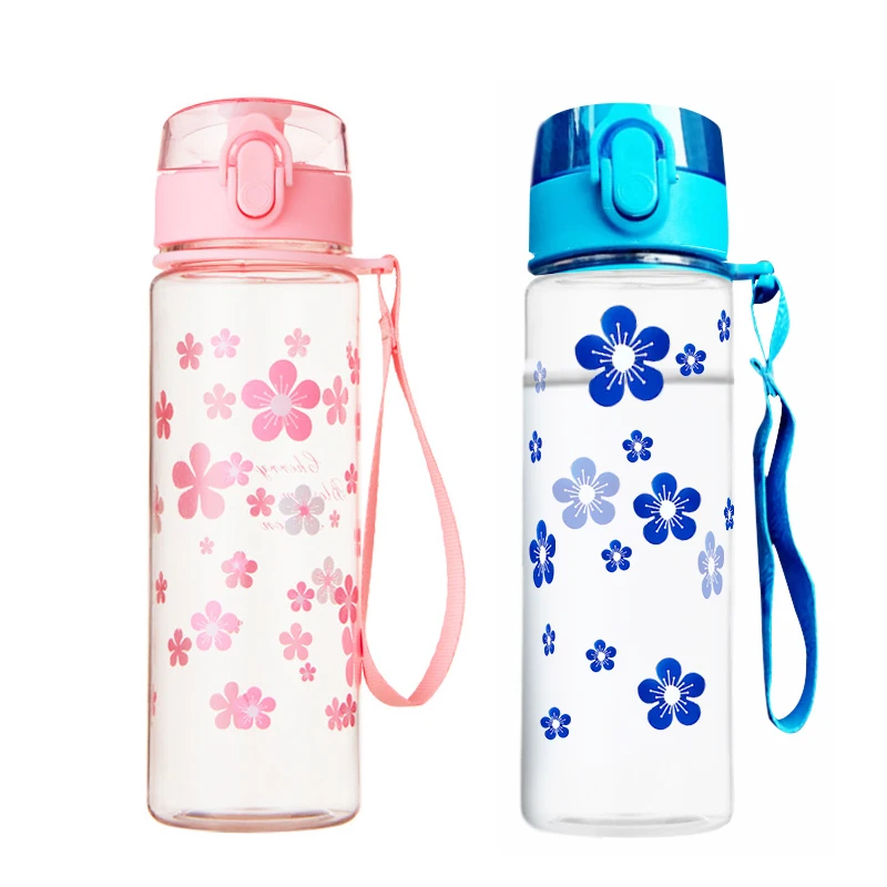 

High Cup Outdoor Lovers Girls Tour Plastic Bottle Quality And Portable Summer Leak-proof High Temperature Resistant Cup