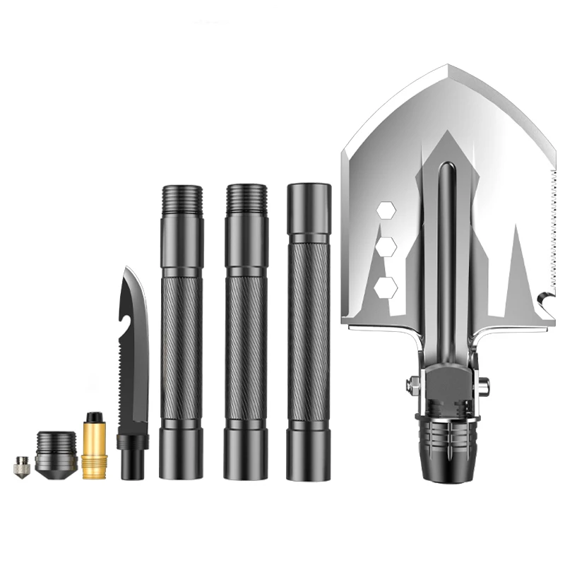 Многофункциональная уличная Складная Инженерная Военная Лопата товары для