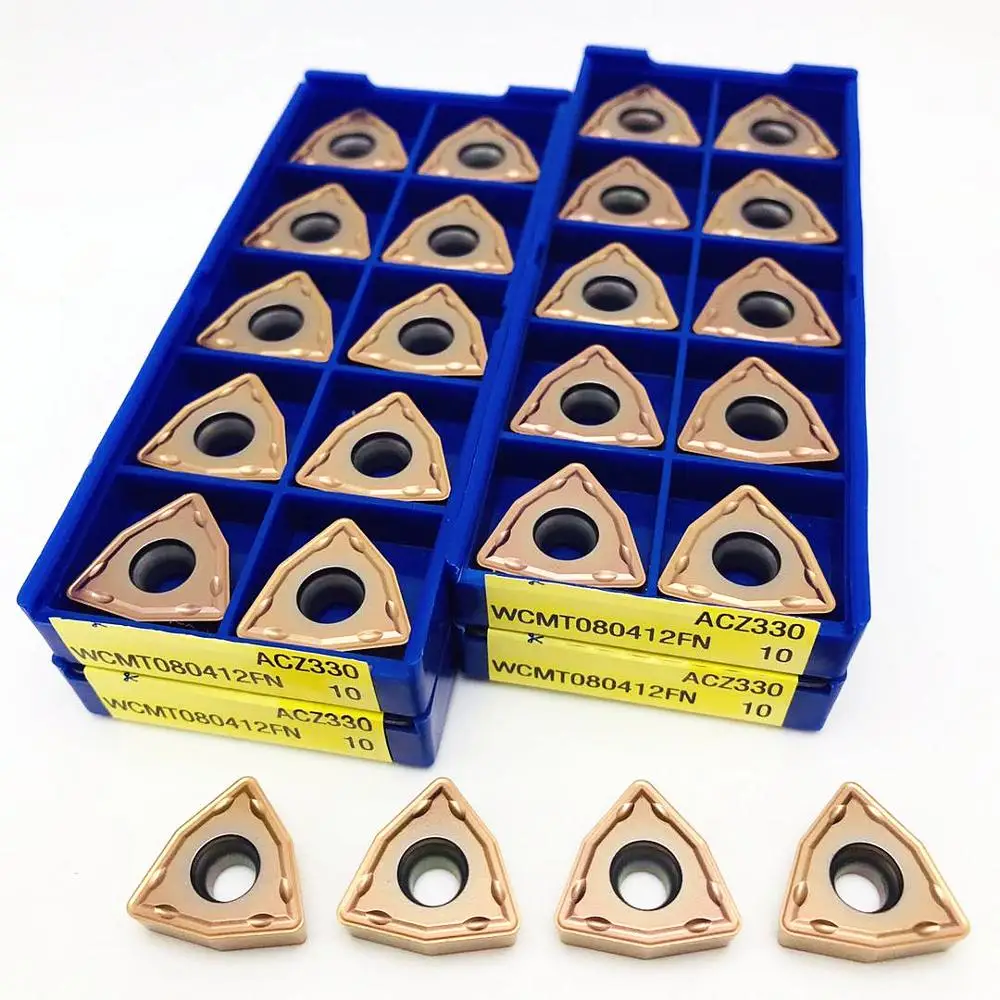 

100 шт. U сверлильный инструмент WCMT080412FN прибор для обработки карбида ЧПУ WCMT 080412 FN U сверлильные детали фреза WCMT токарный инструмент