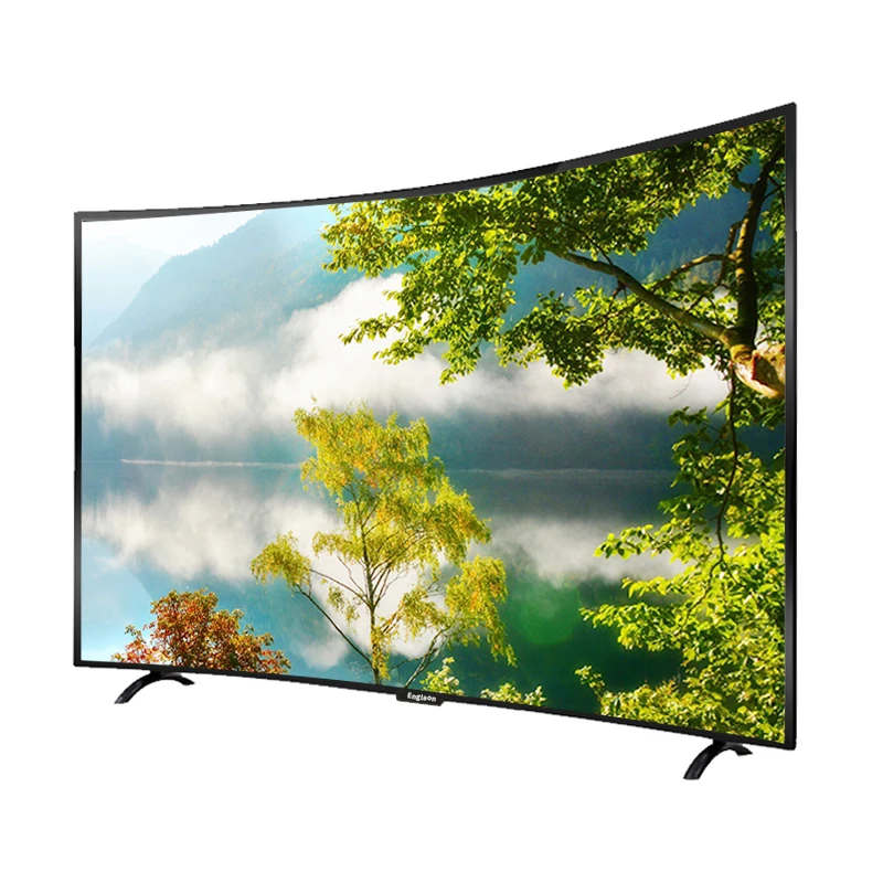 телевизор 50 дюйма 4k смарт тв Телевизоры Изогнутый экран Android 7.0 Цифровое ТВ LED
