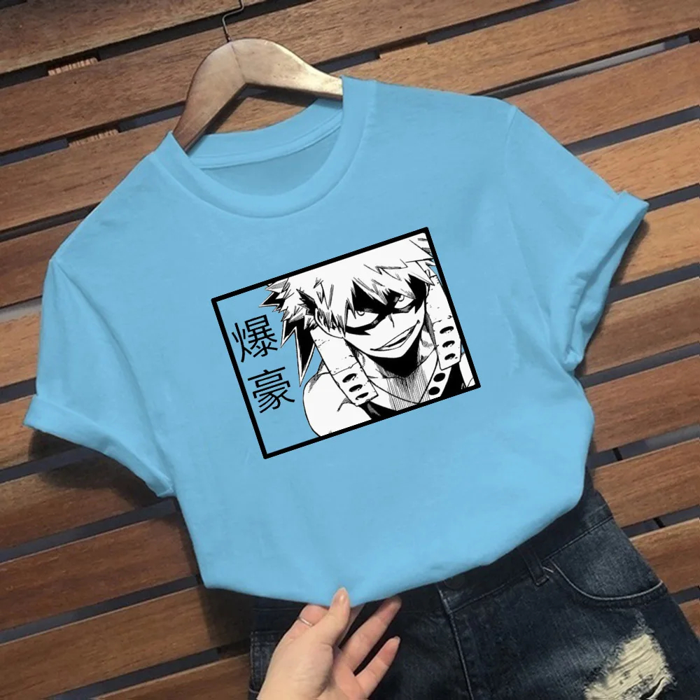 

Anime My Hero Academia Female T-shirt Fashion Short Sleeve Casual