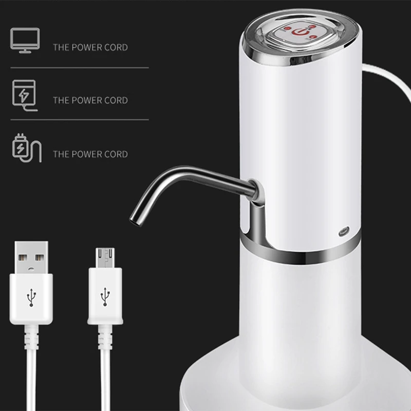 

Electric Water Dispenser Water Bottle Pump Wireless Portable Automatic Water Pump Bucket Milk Bottle Dispenser USB