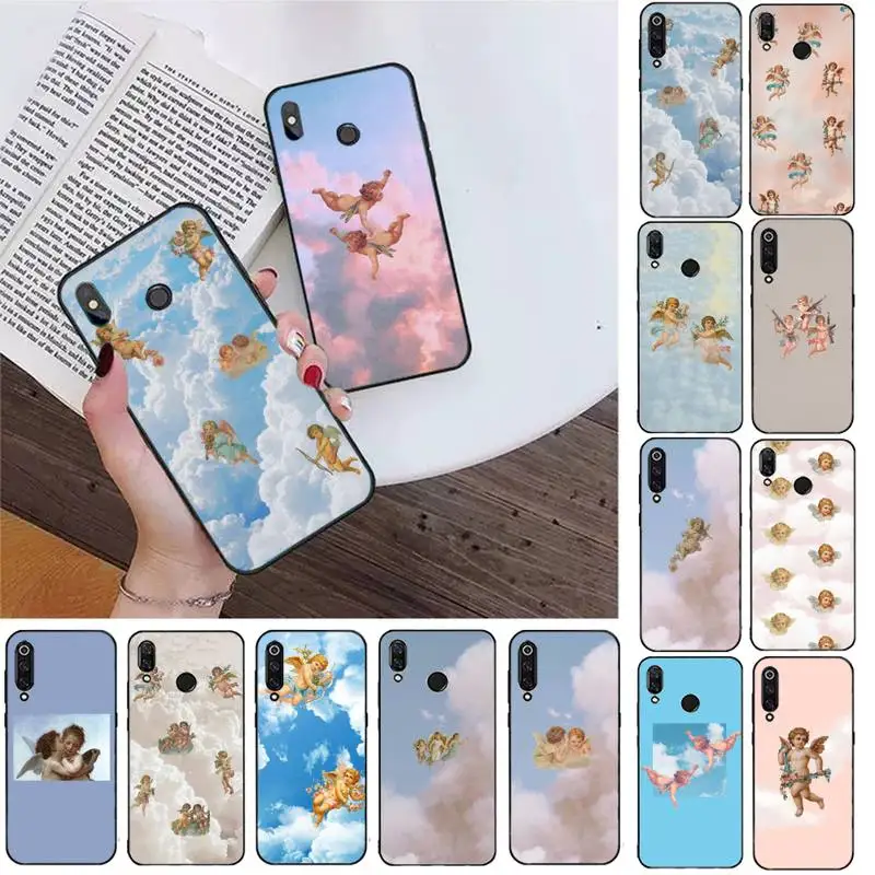 

Renaissance angels baby Phone Case For Redmi K20 4X GO for Redmi 6pro 7 7A 6 6A 8 5plus note 9 pro Capa