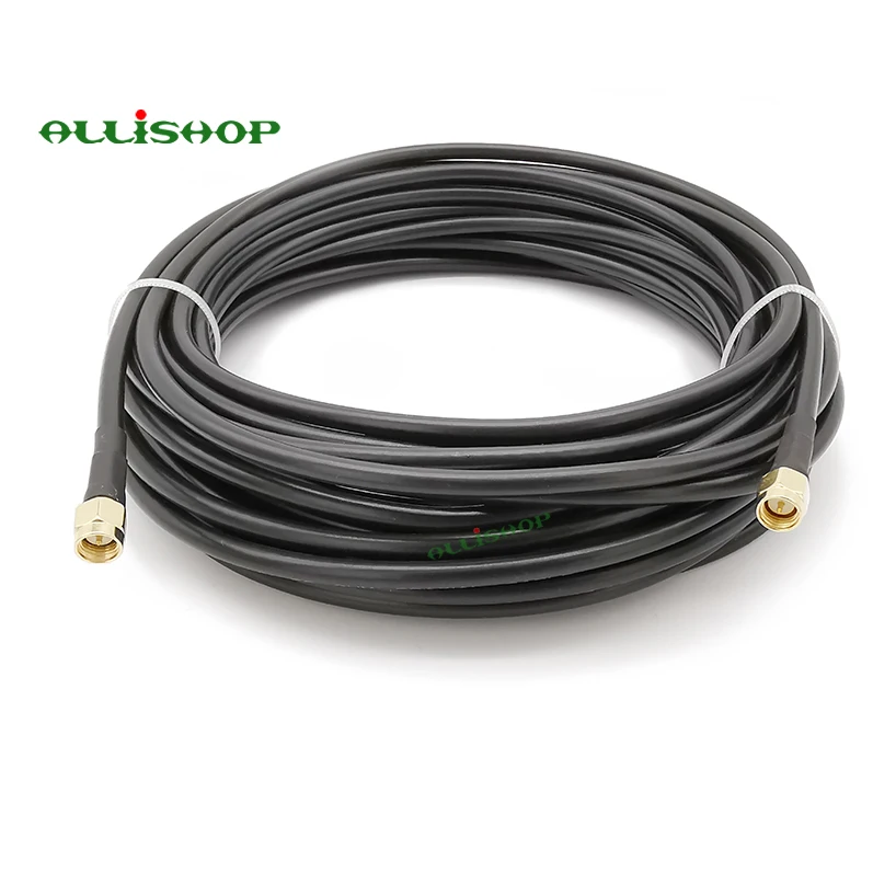 SMA штекер RF LMR200 свиной хвост с низкой потерей двойной экранированный