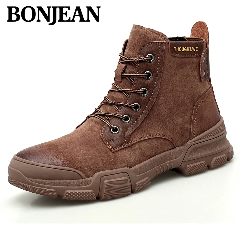 Новые ботинки зимние военные кожаные для мужчин боевые тактические askeri bot