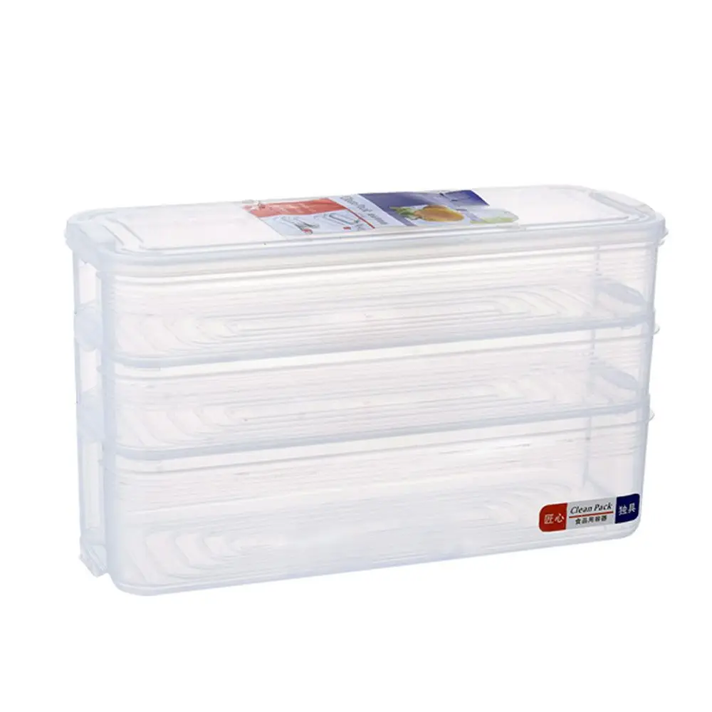 

Kitchen Transparent PP Storage Box Grains Beans Storage Contain Sealed Home Organizer Food Container Refrigerator Storage Boxes