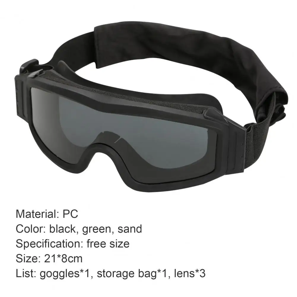 

Motorcycle Goggles Adjustable Windproof PC Riding Bicycle Protective Glasses MTB Road Eyewear For Men Women Sport Goggles