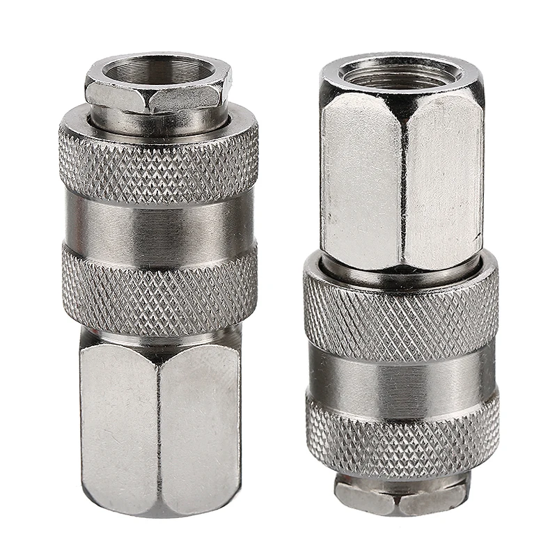 2 шт. Разъем Воздух быстро 1/4 BSP евро компрессор гнездовые разъемы Quick Release