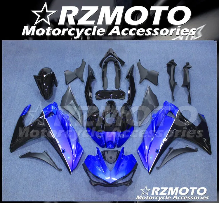 

New ABS Motorcycle Complete Fairings kit Fit for YAMAHA YZF R3 R25 2015 2016 2017 15 16 17 Bodywork set Custom black blue