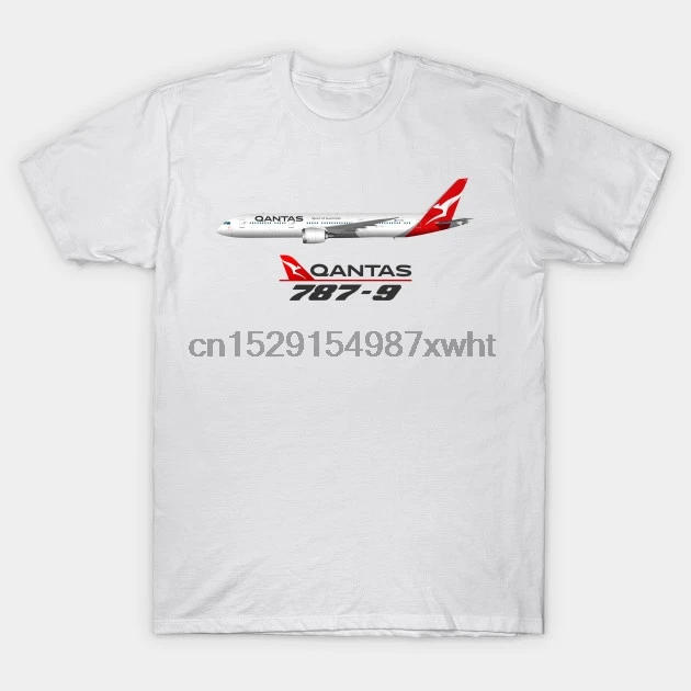 Мужская футболка Quokka Qantas 787 9 для женщин и мужчин|Мужские футболки| |