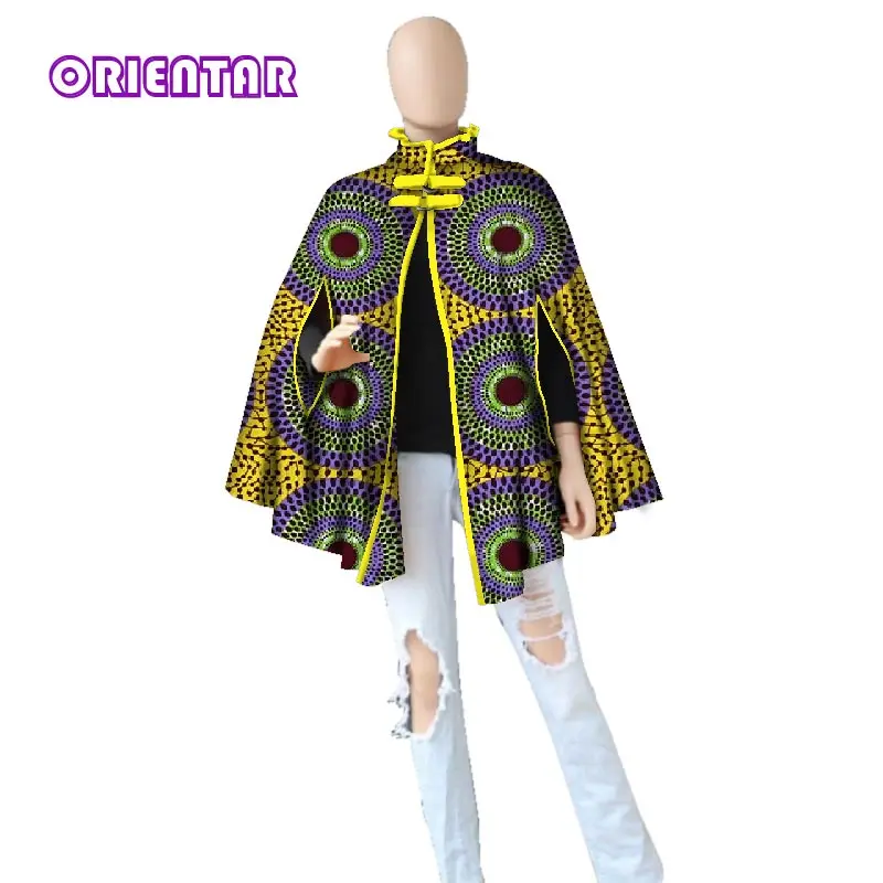 Модная женская шаль с вощеным принтом Bazin Riche Тренч воротником стойкой в