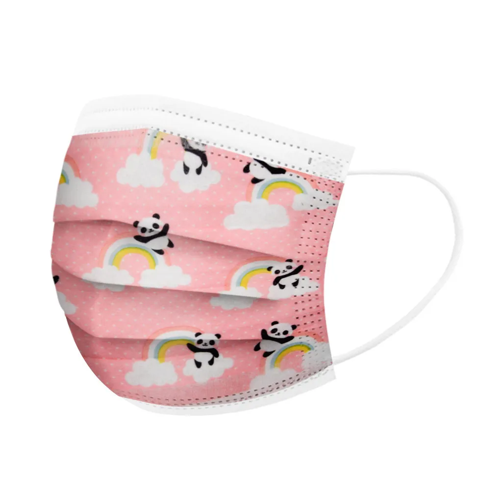 

In Stock 50pcs Kids Children Disposable Mask Cartoon Printed Face Mask 3 Layer Earloop Breathable Non Wovens Mask Mascarillas #1
