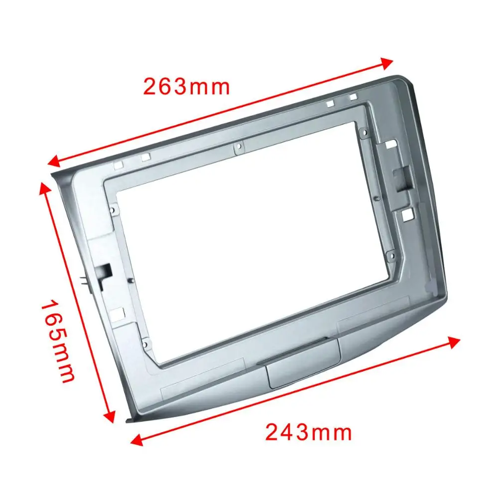 10.1 Inch Car Fascia Trim Kit For Volkswagen CC / PASSAT 2010-2016 Double Din dvd Fascias Audio Fitting Adaptor Frame Panel | Автомобили и