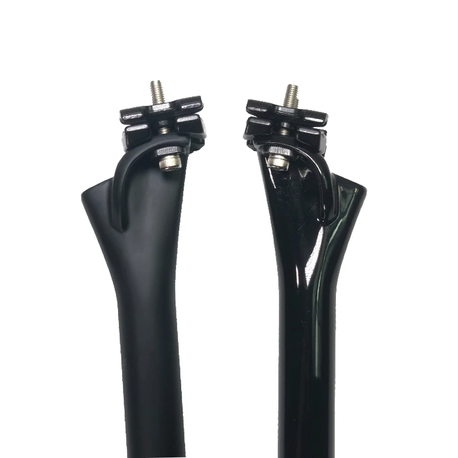 

2021 Bike Accessories Carbon Seatpost Mountain Bike Seat post Black UD Bicycle Seat Post 27.2mm 31.6mm*400mm Bicycle Parts