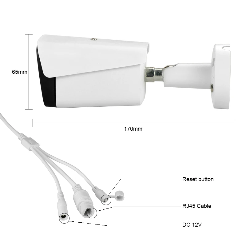 HJT IP камера WIFI 3.0MP H.265 наружная Водонепроницаемая CCTV ночное видение Обнаружение