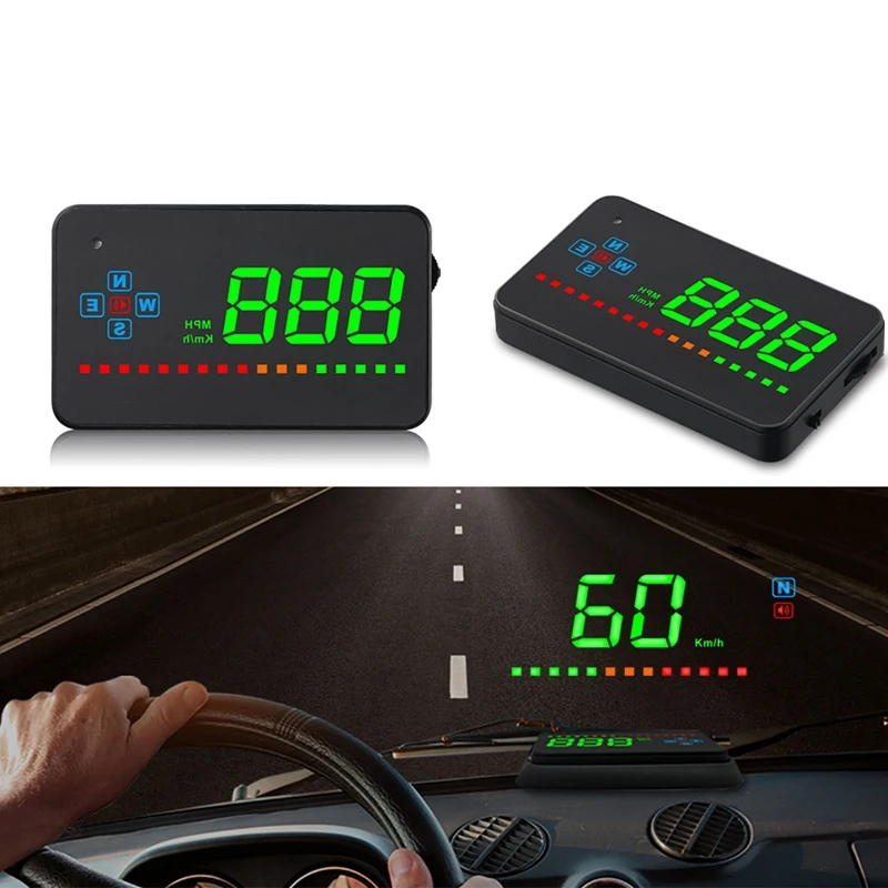 

Автомобильный проектор скорости HUD A2, Электронная техника, совместима со всеми проекторами скорости автомобиля, GPS, для мотоцикла