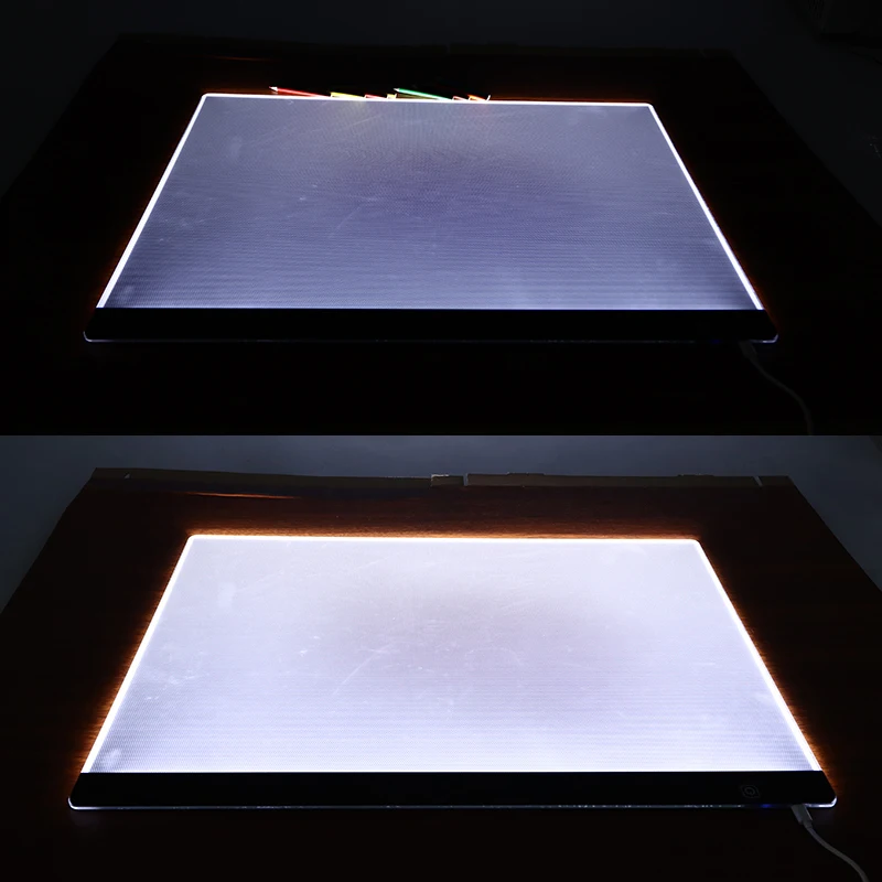 Tablette graphique numérique LED A2, Six niveaux de gradation, Pad lumineux pour peinture, panneau de traçage, accessoires de peinture diamant