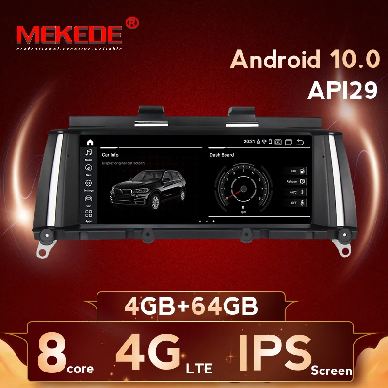 4G Lte + 64G 8 ядер Android 10 0 MSM8953 Автомобильный мультимедийный dvd плеер для BMW X3 F25 X4 F26 2010