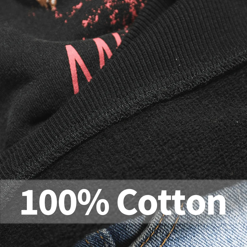 

Black Tiger Head Graphic Boho Sweatshirt Women Autumn Winter Long Sleeve O Neck 100% Cotton Pullover Casual Vintage Hoodies 2020