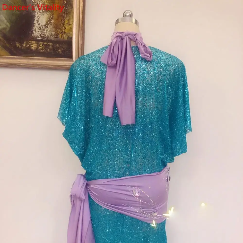 

Belly dance Clothes group costumes flash powder folk robes tailored Women balady shabby saidi Dress Bra Dress Suit S,M,L