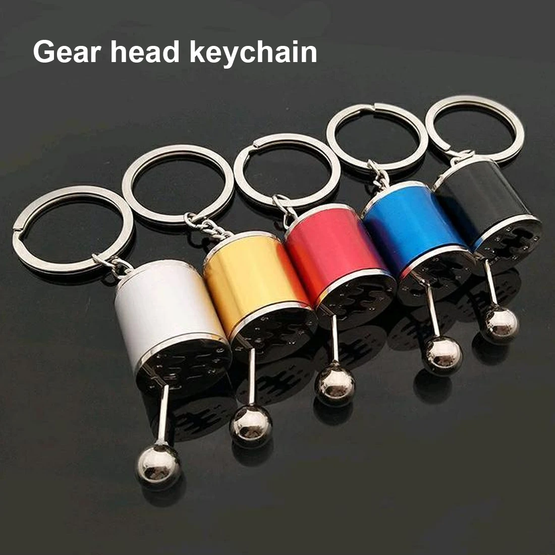 Брелок-кольцо для тюнинга переключения передач 5 цветов турбо-брелки автомобиля 6