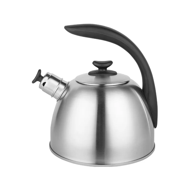 Чайник чайник со свистком отличное 2.5L нержавеющая сталь #304 Плита спирант свистки