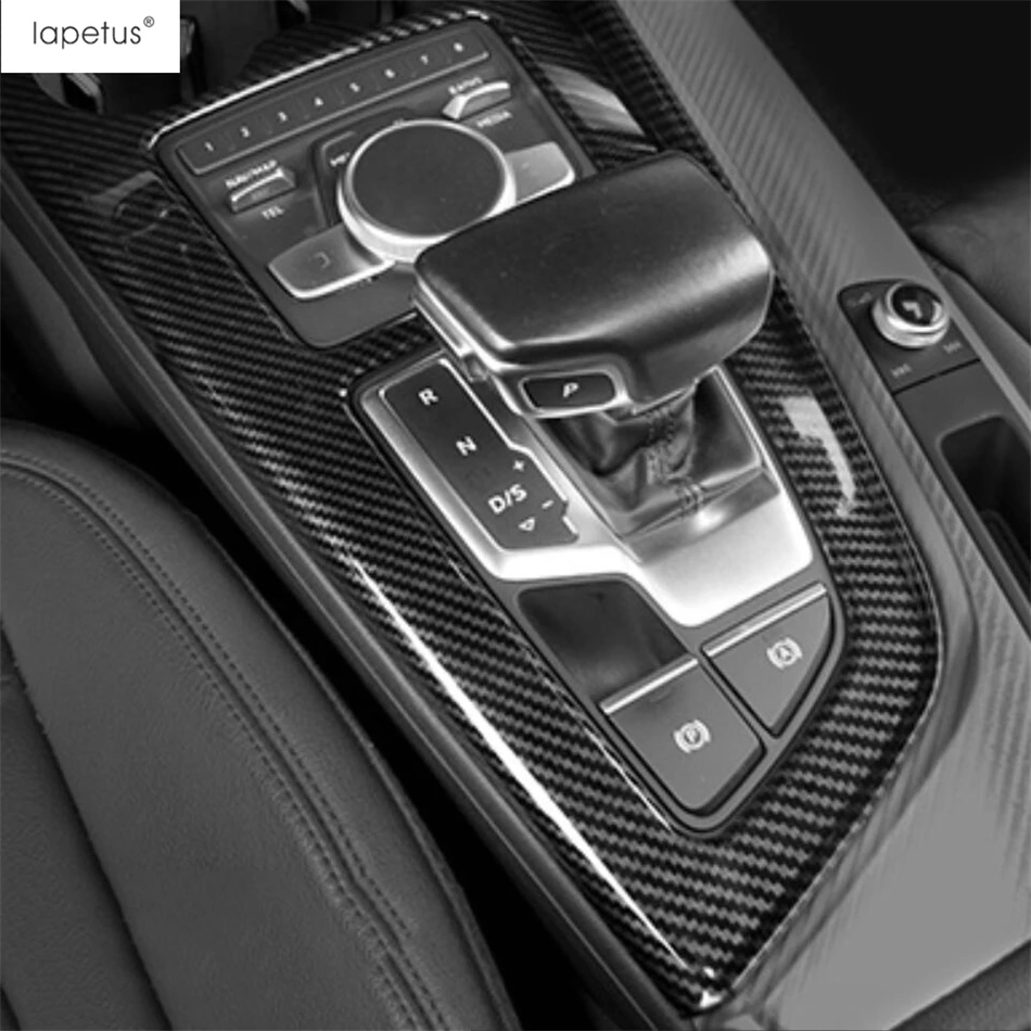 Внутренний комплект из АБС углеволокна для Audi A4 B9 / A5 2016 2020 кнопка переключения