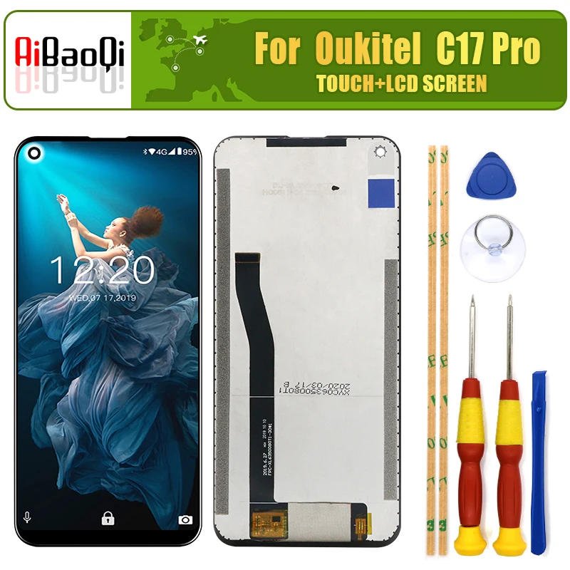 Оригинальный сенсорный экран 6 35 дюйма + 1560x720 ЖК дисплей в сборе замена для