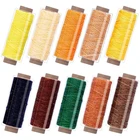 KAOBUY 10 шт. 150D кожаный вощеный нить шнур для DIY инструмент для рукоделия ручная строчка нить для кожаного ремесла DIY, переплетение